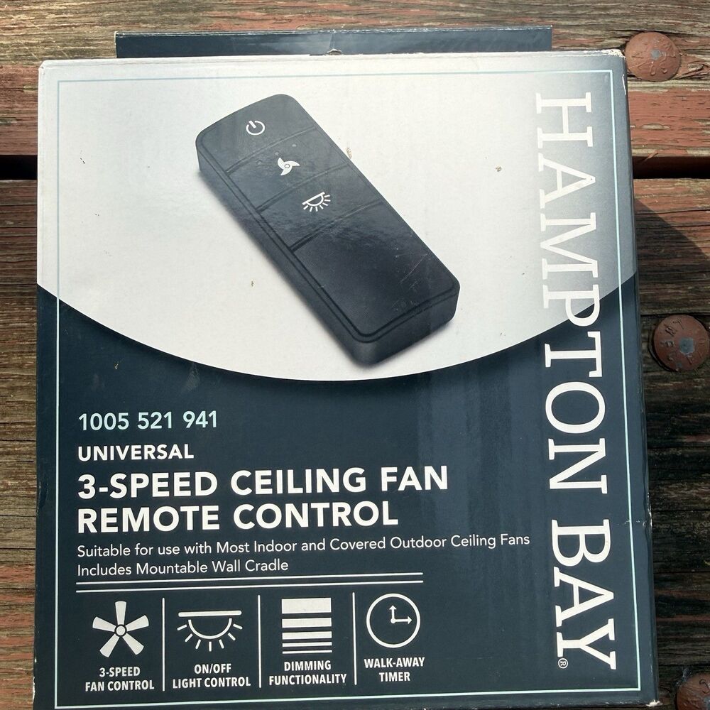 Hampton Bay 3-Speed Universal Ceiling Fan Remote Control  New
